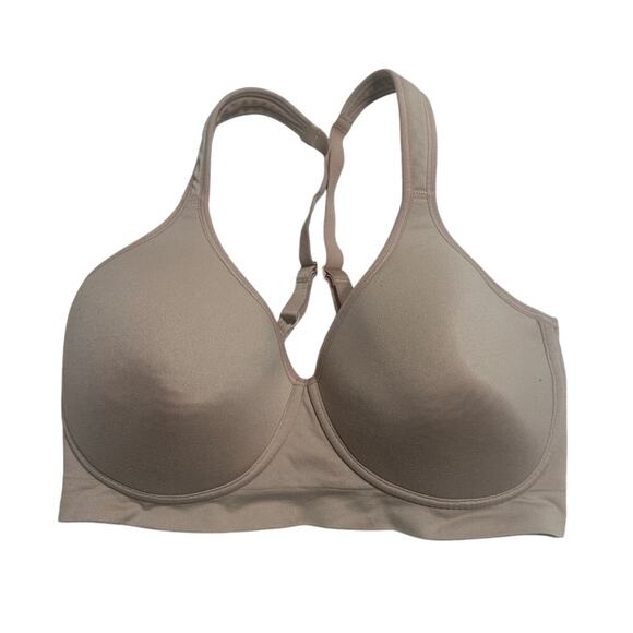 Lands' End Wireless Bra Women's Size 36D Neutral Beige No Wire - Picture 1 of 7